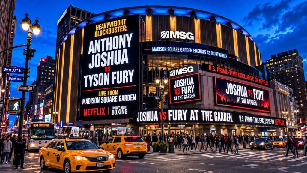 Staging Joshua vs. Fury in New York Is a Massive Streaming Gamble
