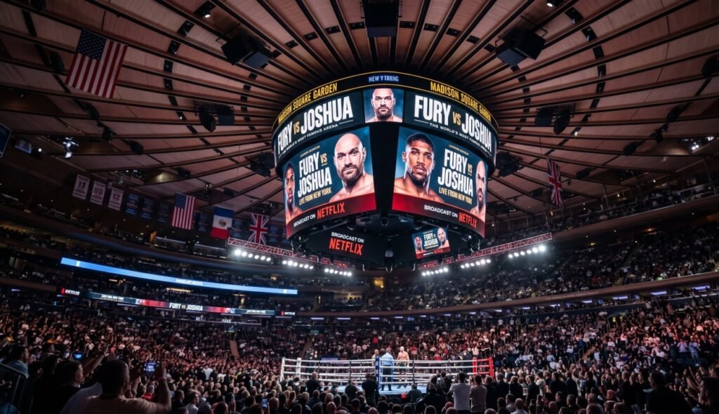 Anthony Joshua Tyson Fury Fight Lands In New York