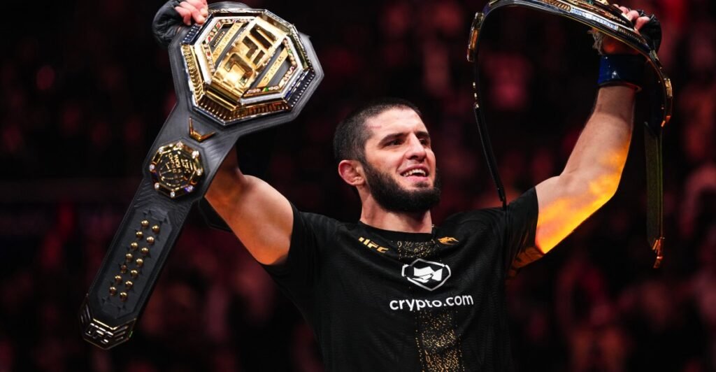 Islam Makhachev’s coach argues a win at UFC 330 puts him in consideration as the greatest of all-time