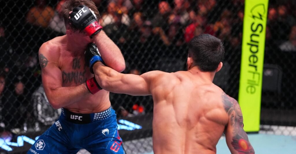 UFC Vegas 120 video: Yadier del Valle spoils Darren Elkins’ final fight with brutal quick knockout