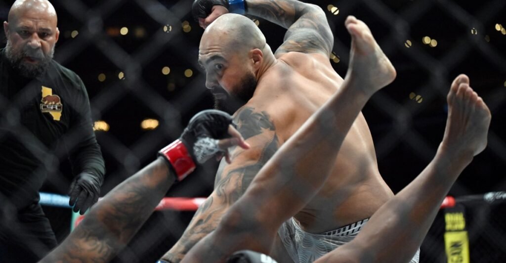 Sean Sharaf reacts to massive upset win over Gable Steveson at UFC 331, reveals what happened in post-fight interaction