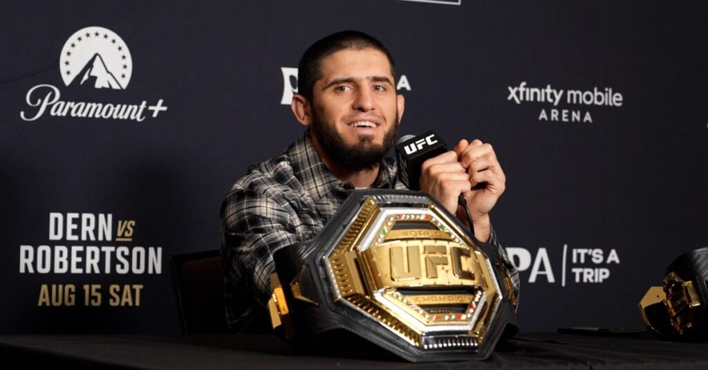 Islam Makhachev scoffs at Ian Machado Garry being his toughest opponent to date at UFC 330: ‘It’s not going to be my biggest challenge’