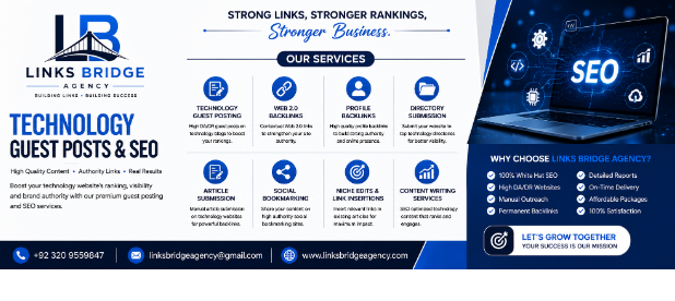 Links Bridge Agency Technology Guest Posts & SEO