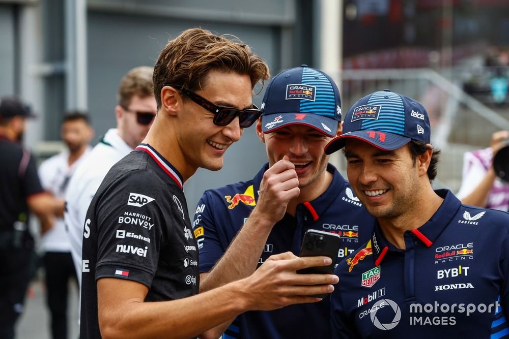 Russell reckons the growing importance of social media in F1 is a double-edged sword