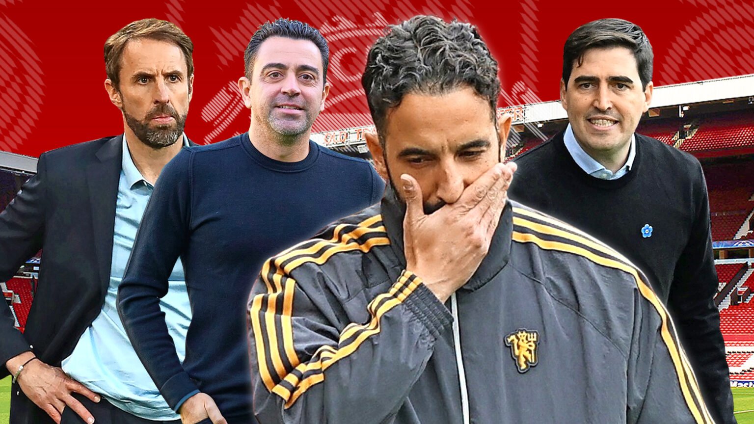 Six bosses who could replace under-fire Ruben Amorim at Man Utd including Gareth Southgate & three Premier League rivals