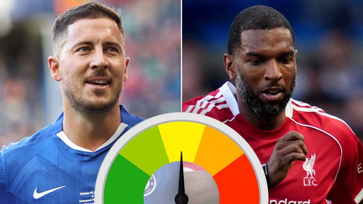 Chelsea vs Liverpool Legends ratings: Hazard terrorises Reds defence again but Babel’s Mbappe-esque winner seals win