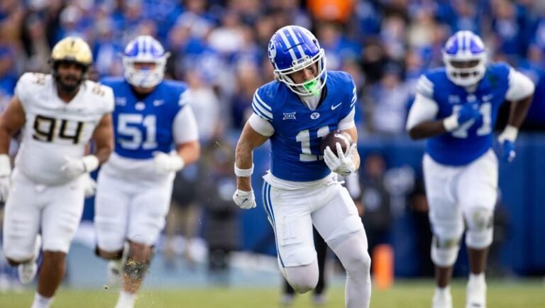 Did BYU or Utah move in the top 25 rankings at the conclusion of the regular season?