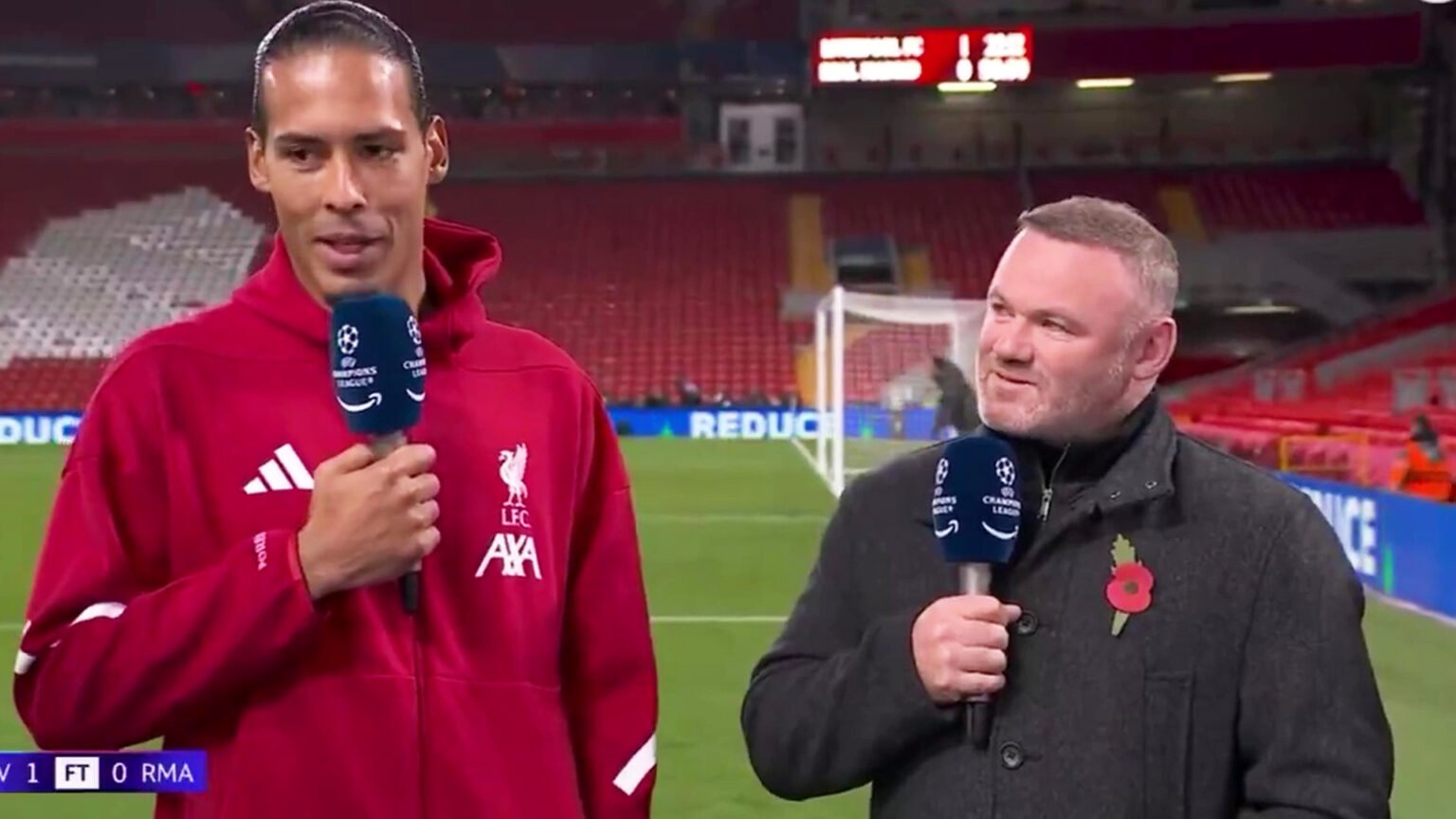 ‘I was wrong’ – Man Utd legend Wayne Rooney reveals what he regrets saying in Virgil van Dijk row