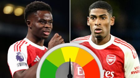 Bukayo Saka has Cucurella in his back pocket but stand-in Mosquera on a tightrope after early booking