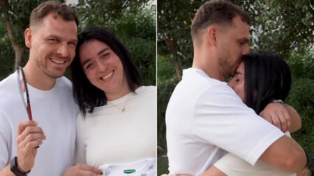 ‘The cutest comeback ever’ – Much-loved Wimbledon finalist, 31, announces she is pregnant with baby boy