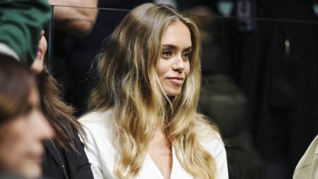 Jannik Sinner’s model girlfriend Laila Hasanovic steals the show as she cheers him on at ATP Finals