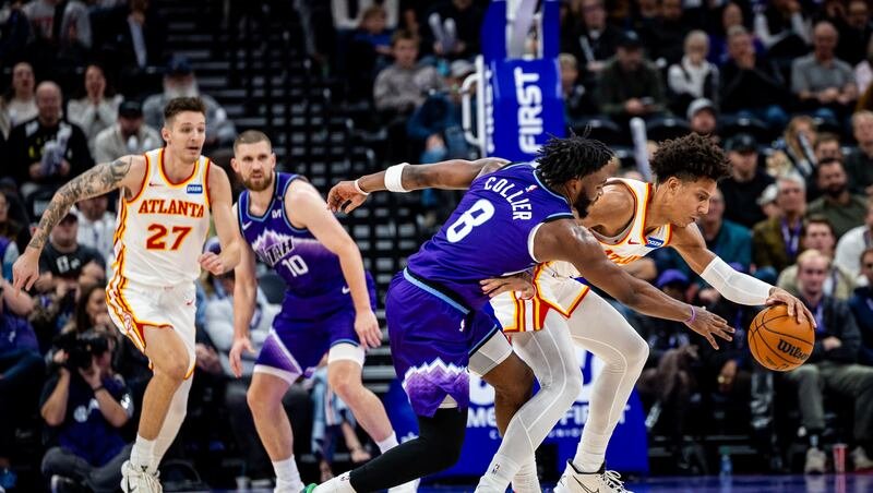 Big nights from Lauri Markkanen and Ace Bailey not enough for the Jazz to take down the Hawks