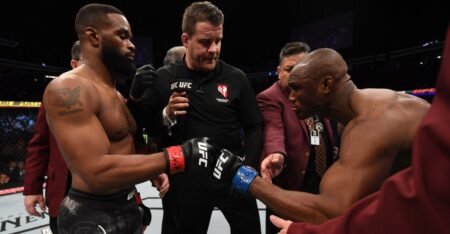 Tyron Woodley: ‘Kamaru Usman is not the greatest welterweight of all time … he is the one that kissed the most ass’