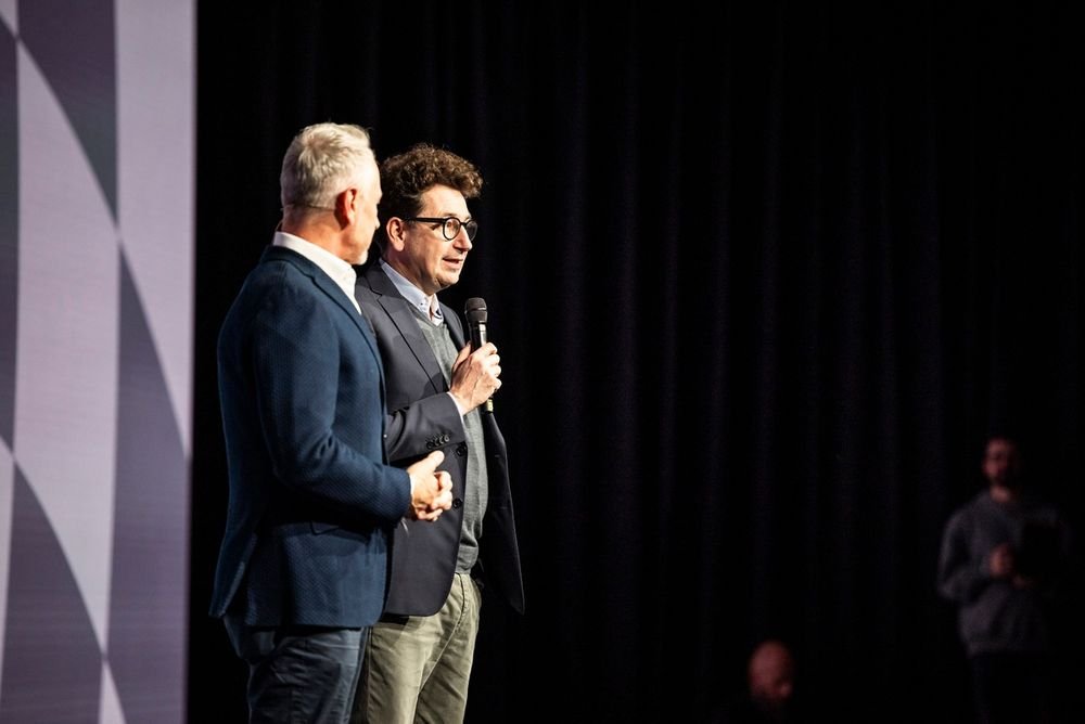Jonathan Wheatley, Audi Team Principal and Mattia Binotto, Head of Audi F1 Project 