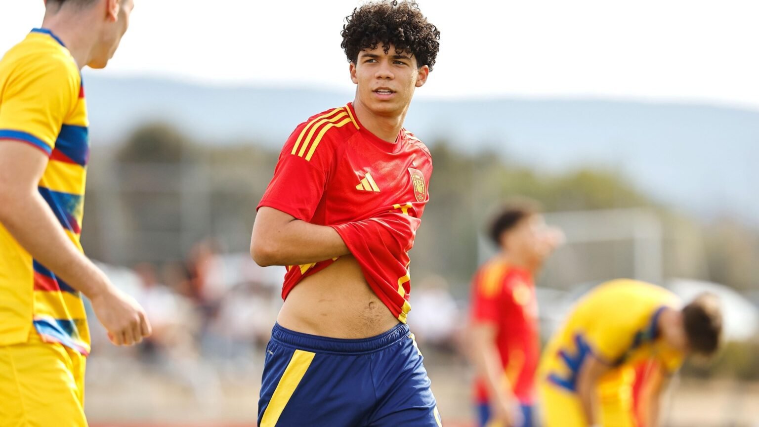 Real Madrid legend’s son, 16, captaining Spain’s U17 team despite dad leading Brazil out at World Cup 2018