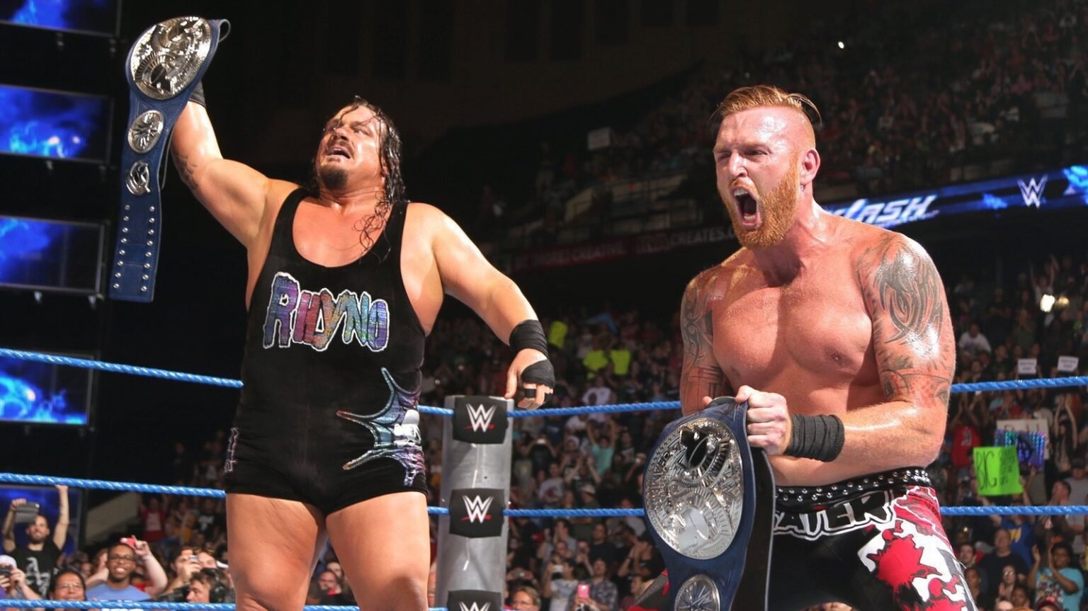 Rhyno Looks Back On Popular WWE Team With Heath Slater