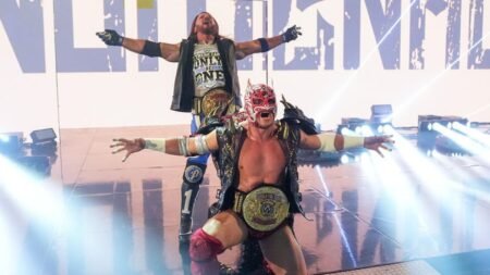WWE World Tag Champs AJ Styles & Dragon Lee To Face Pairing Of NXT & TNA Stars At SNME