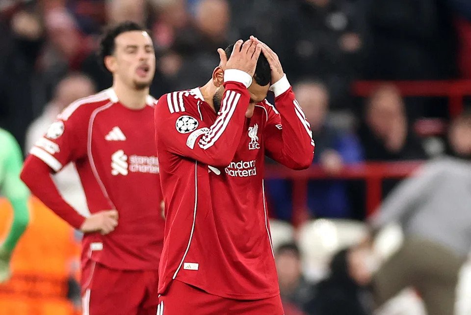 Salah’s reluctance to track back cost Liverpool dearly in the defeat to PSV (Getty Images)