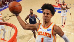 Johnson stars as Atlanta clinch double-overtime win