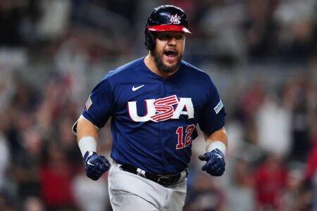 Kyle Schwarber among 4 new players announced for USA’s World Baseball Classic roster on same day he secures $150M deal