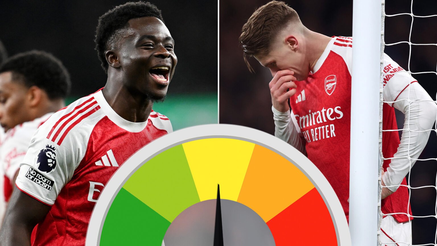 Bukayo Saka only Gunners star to come out with credit as Gyokeres fails to make most of service