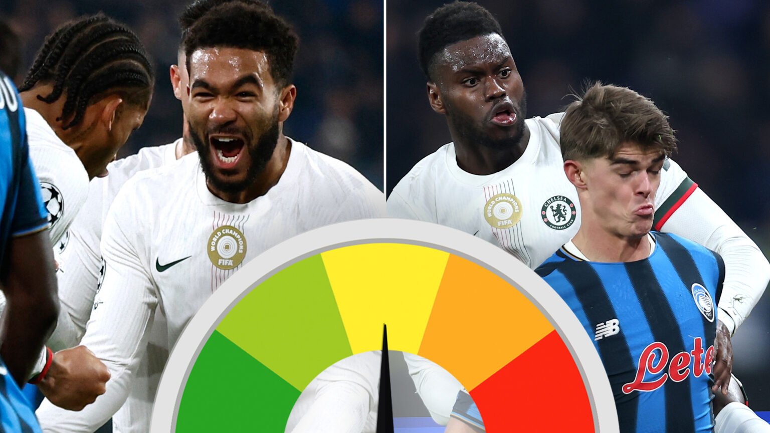 Trevoh Chalobah and Benoît Badiashile exposed by physical Atalanta as Reece James puts in solid display
