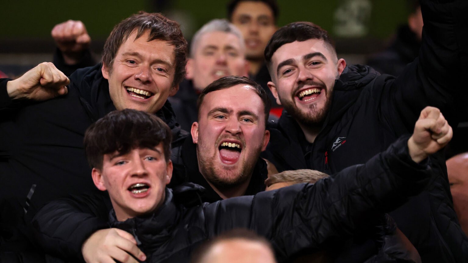 Rowdy Luke Littler enjoys first away day watching Man Utd’s win over Wolves before World Darts Championship