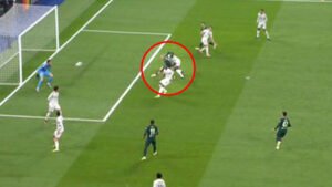 Ex-Chelsea star Antonio Rudiger avoids red card despite wrestling Erling Halaand to the ground in Man City clash