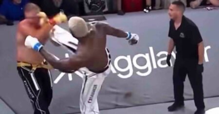 ‘Don’t stop it early’: Sam Alvey defends referee after brutal knockout loss to Robelis Despaigne in Karate Combat