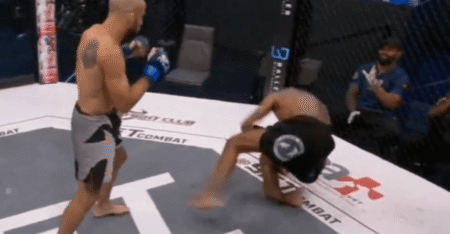 Fighter suffers horrific broken leg throwing kick during SFT 58 event in Brazil