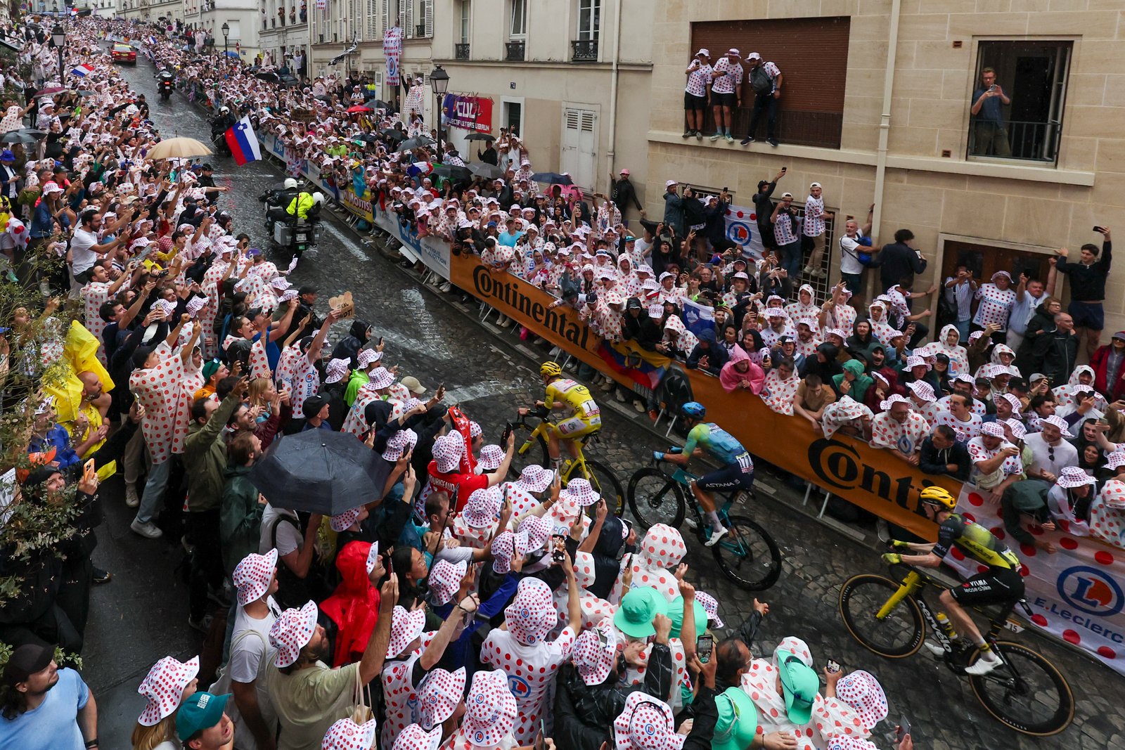 The Tour de France on the Butte Montmartre