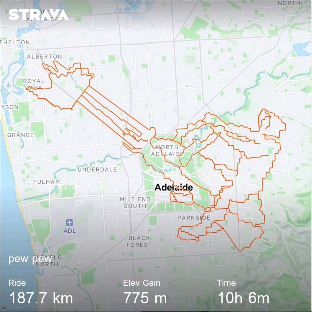 Strava Art