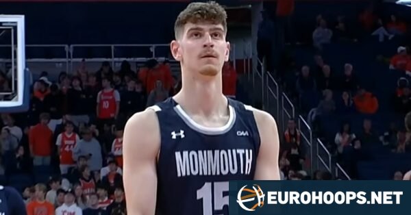 Σπάρταλης: Πρώτος σκόρερ στην ήττα του Μόνμαουθ στο NCAA