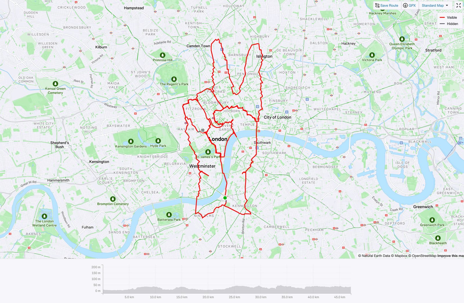 Strava Art