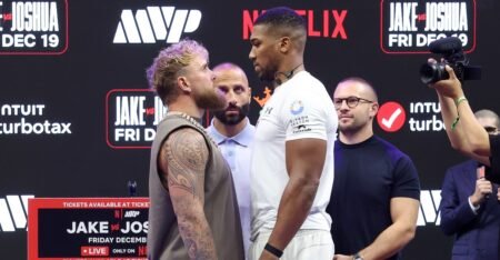 Jake Paul predicts ‘5th or 6th’ round knockout of Anthony Joshua