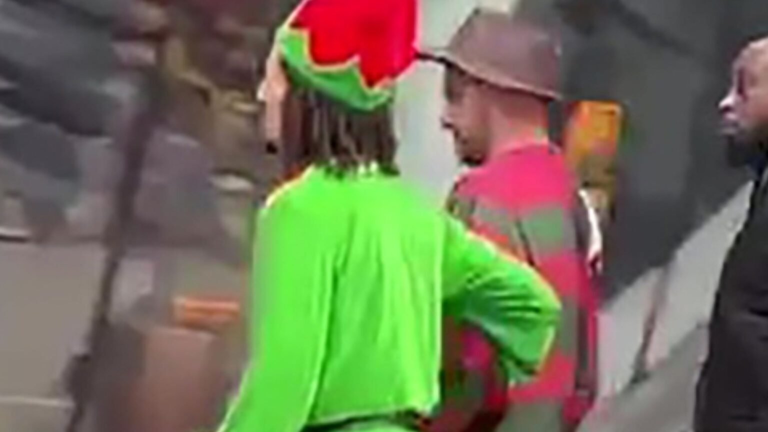 Kyle Walker staggers through Edinburgh in Freddy Krueger costume after boozy Burnley Christmas party