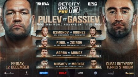 Kubrat Pulev vs Murat Gassiev on December 12 in Dubai