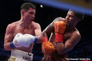 Shakur Stevenson Is ‘Afraid to Get Hit,’ Says Teofimo Lopez