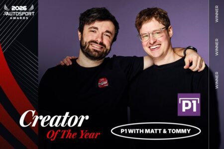P1 with Matt and Tommy wins Autosport’s Creator of the Year
