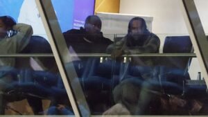 Usain Bolt spotted watching Women’s League Cup semi-final with Premier League cult hero