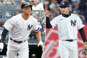 Yankees give update on Aaron Judge’s elbow, Anthony Volpe’s rehab progress