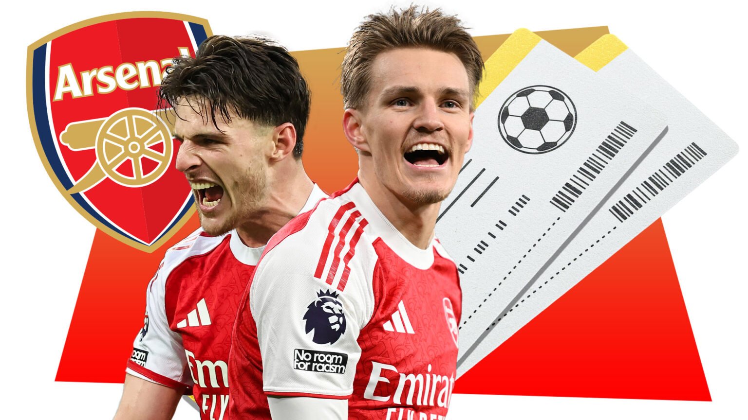 Arsenal tickets for Premier League matches at the Emirates with travel plus official hospitality upgrades