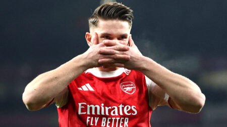 Viktor Gyokeres bags rare goal as Gunners finish TOP of Champions League