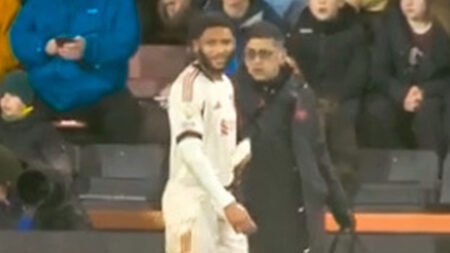 ‘It’s amateurish’ – Jamie Redknapp slams Liverpool for ‘staggering’ seven-minute delay in replacing injured Joe Gomez