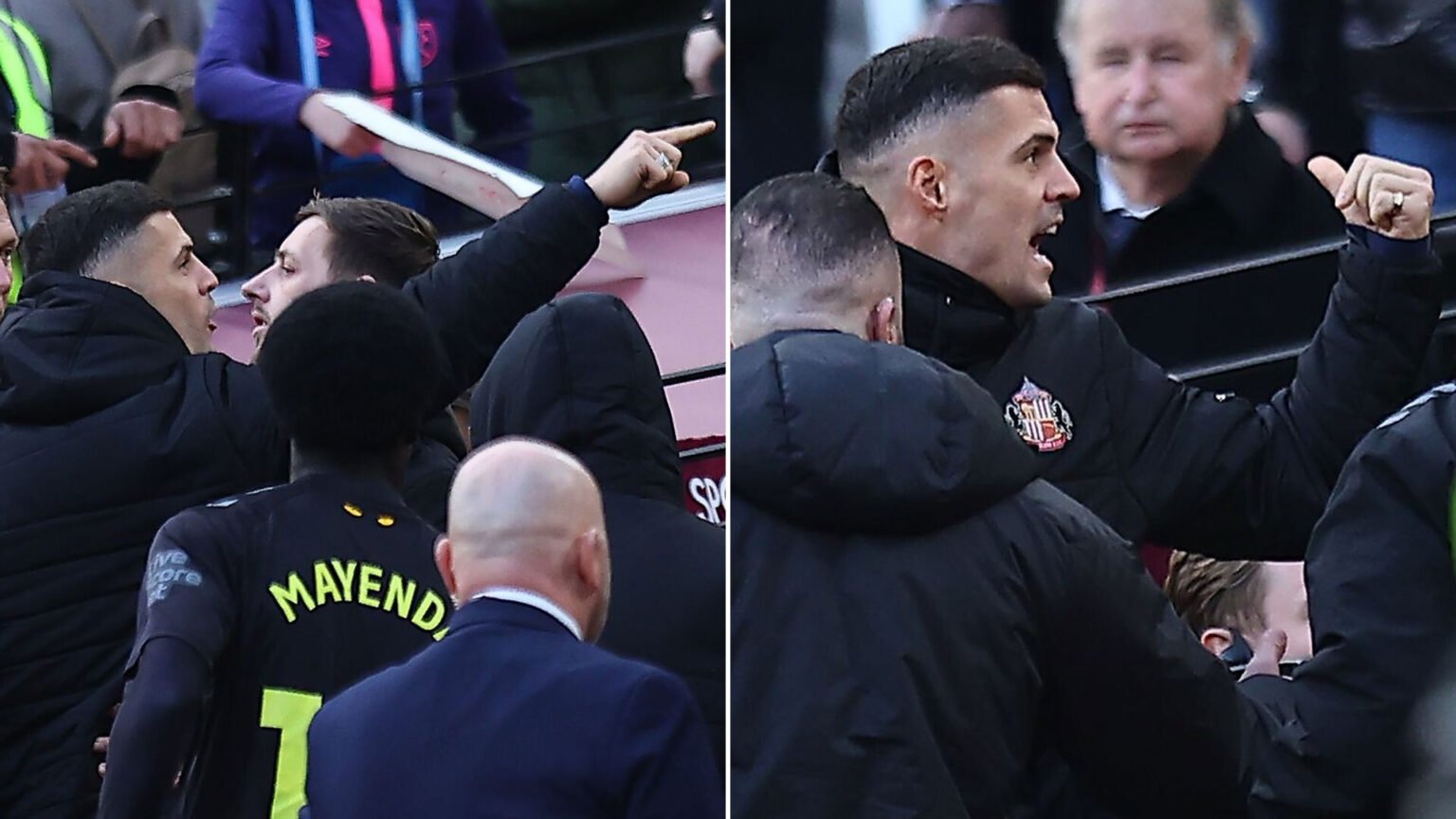 ‘I’ll see you outside’ – West Ham fan reveals what sparked extraordinary Granit Xhaka spat that saw game stopped