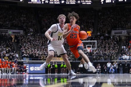 Wagler scores 46 points to lead No. 11 Illinois to an 88-82 victory over No. 4 Purdue