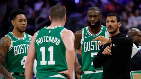 NBA 2025-26 midseason Coach of the Year: Joe Mazzulla, Boston Celtics