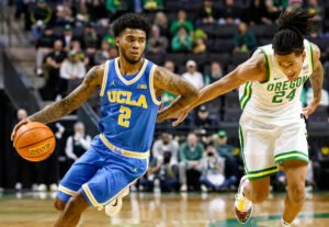 Bilodeau scores 18, UCLA beats short-handed Oregon 73-57, extends Ducks’ skid to 7 games