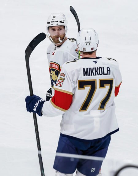 Journeyman Bjornfot has his first 2-goal game, Panthers score 4 times in 3rd to beat Blackhawks 5-1