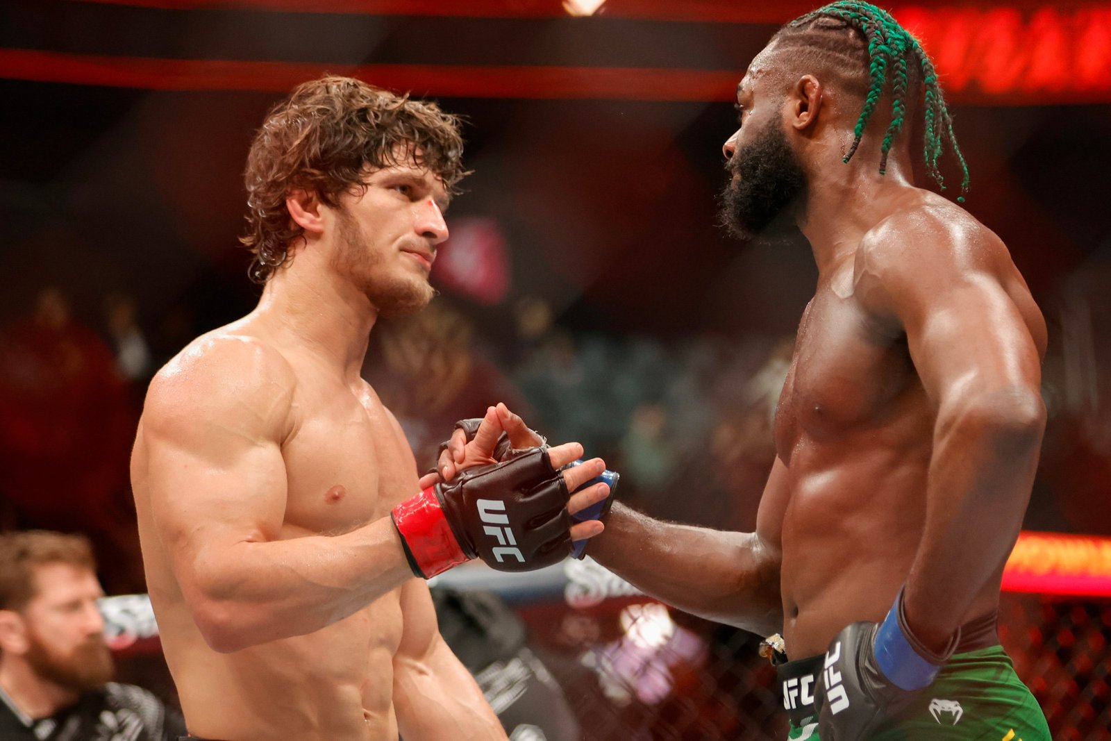 Movsar Evloev and Aljamain Sterling